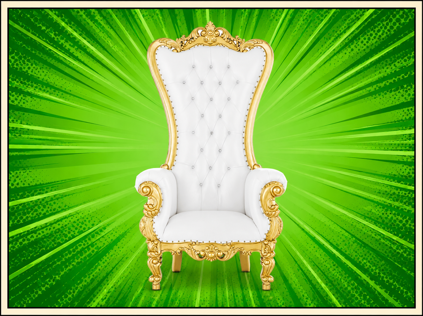 Gold Throne Chair