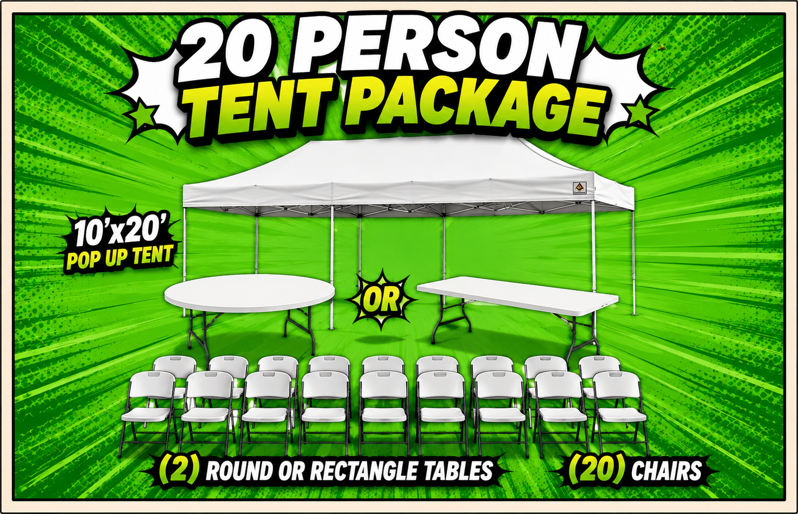 20 Person Tent Package