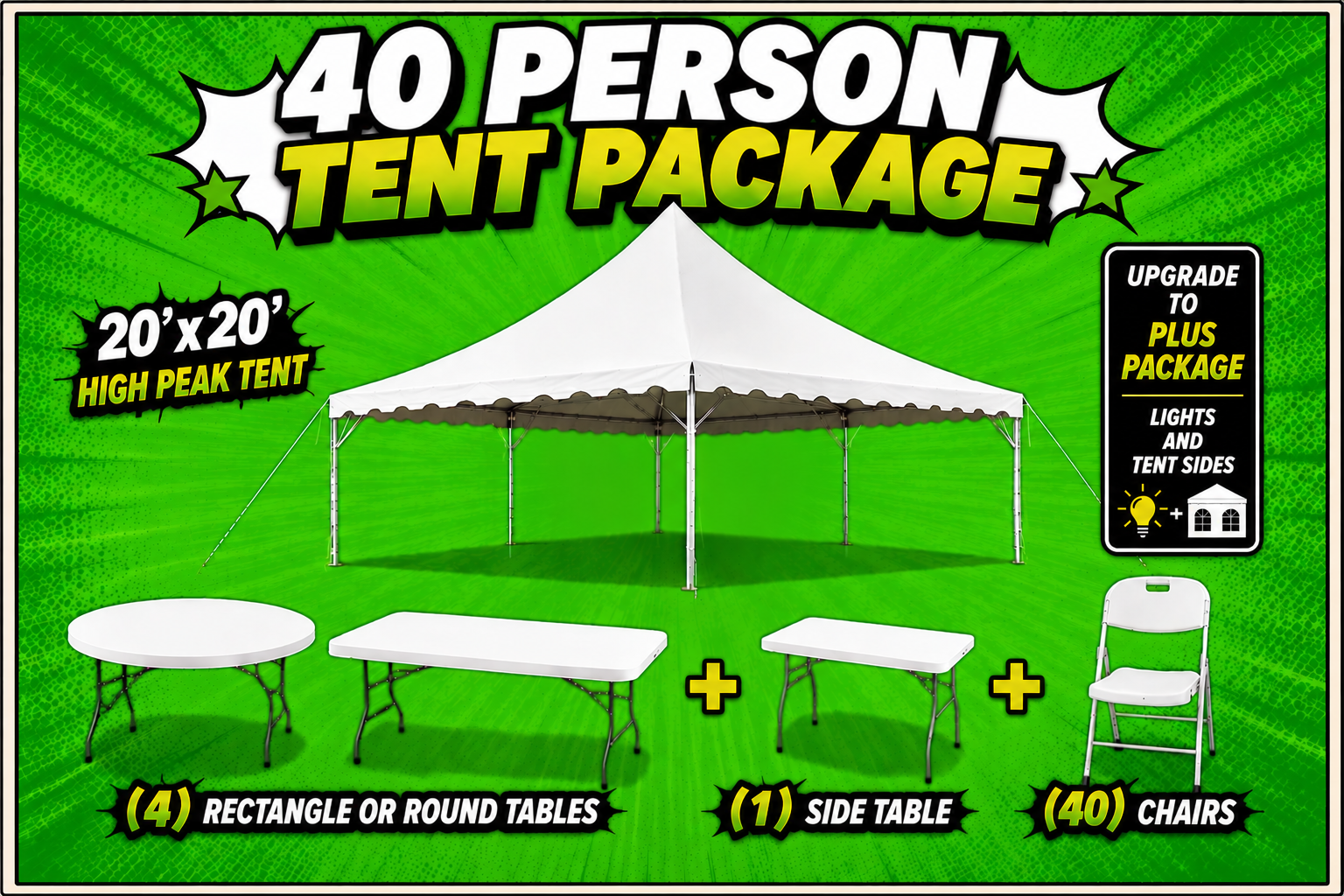 40 Person Tent Package