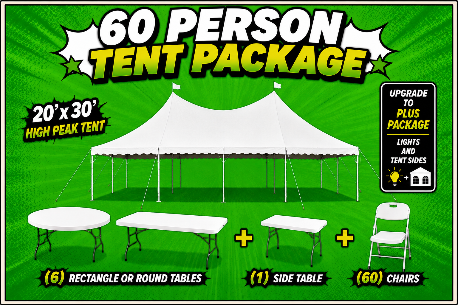 60 Person Tent Package