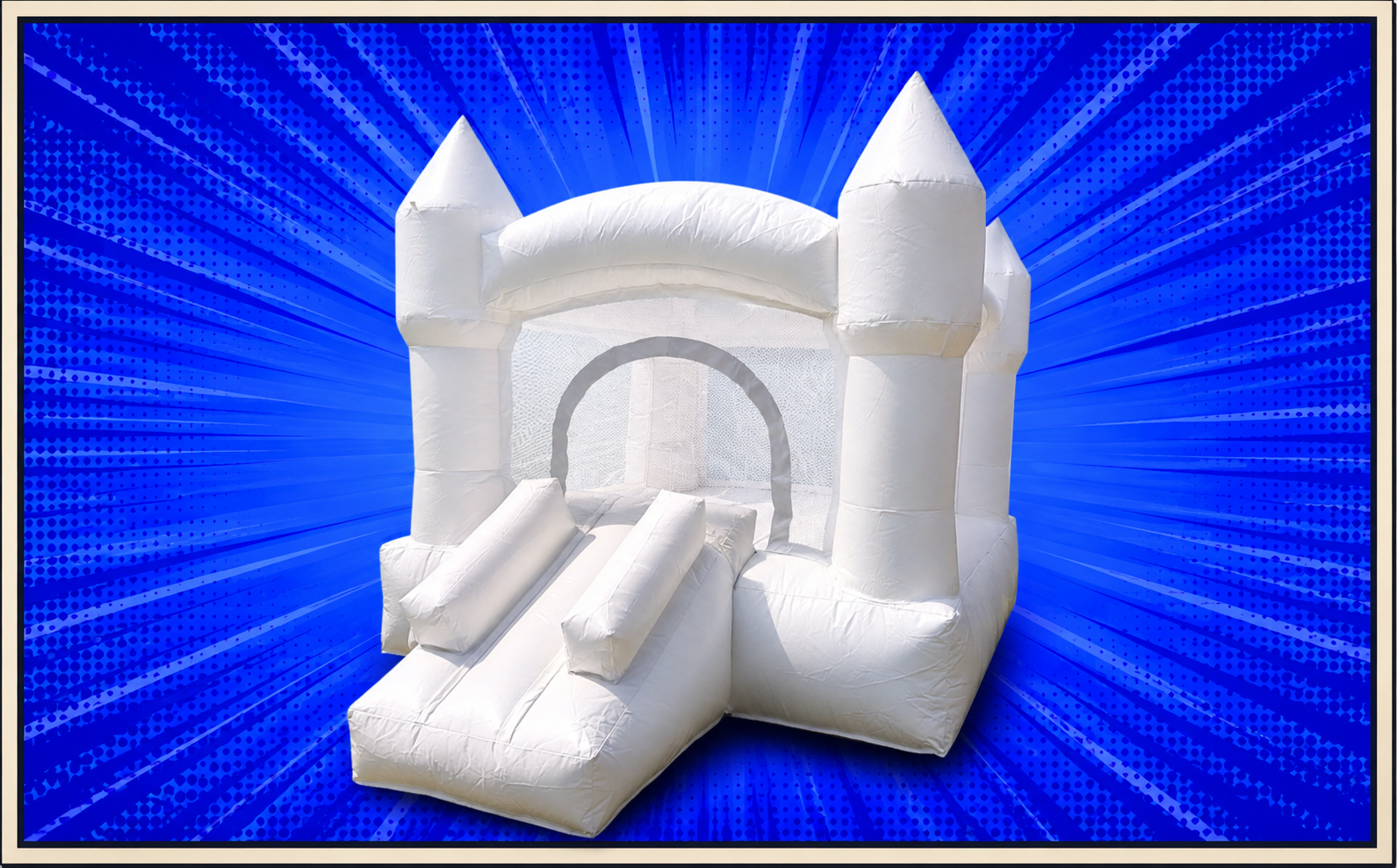 Toddler White Bounce Castle