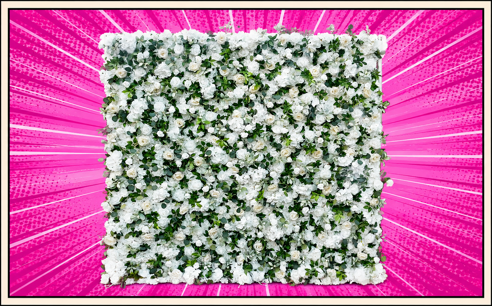 White Flower Wall