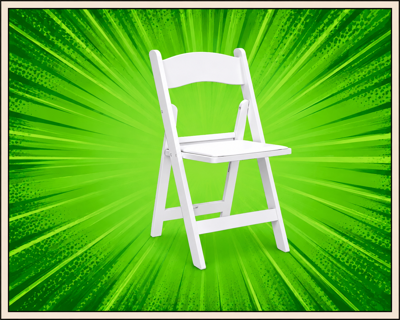 White Padded Chairs